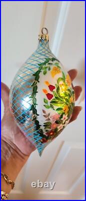 Christopher Radko 7 Ornament 2001 Summer Garden Large RETIRED EXCELLENT