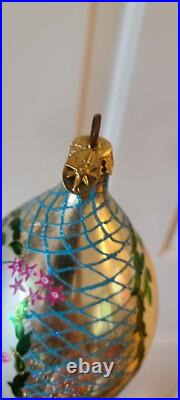Christopher Radko 7 Ornament 2001 Summer Garden Large RETIRED EXCELLENT
