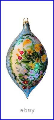 Christopher Radko 7 Ornament 2001 Summer Garden Large RETIRED EXCELLENT