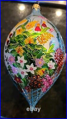 Christopher Radko 7 Ornament 2001 Summer Garden Large RETIRED EXCELLENT