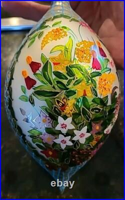 Christopher Radko 7 Ornament 2001 Summer Garden Large RETIRED EXCELLENT