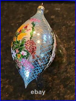 Christopher Radko 7 Ornament 2001 Summer Garden Large RETIRED EXCELLENT