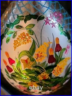 Christopher Radko 7 Ornament 2001 Summer Garden Large RETIRED EXCELLENT