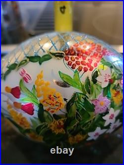 Christopher Radko 7 Ornament 2001 Summer Garden Large RETIRED EXCELLENT Christopher Radko 7 Ornament 2001 Summer Garden Large RETIRED EXCELLENT