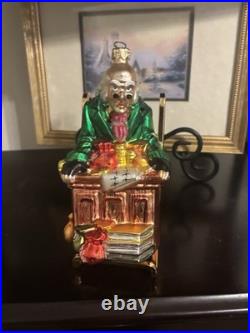 Christopher Radko A Christmas Carol SCROOGE Ornament 1998