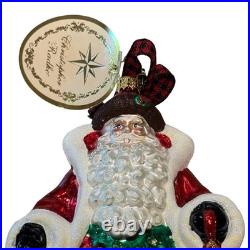 Christopher Radko A Gift of Nature Santa Ornament Limited Edition 993/1224 Handc