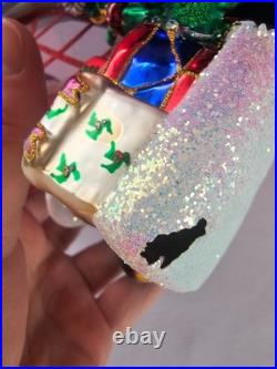 Christopher Radko A Glimpse of Christmas Ornament 1016985 Santa Looking In READ Christopher Radko A Glimpse of Christmas Ornament 1016985 Santa Looking In READ