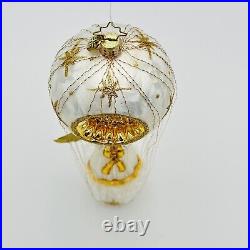 Christopher Radko Angel Heard On High Balloon Glass Christmas Ornament 9 RARE