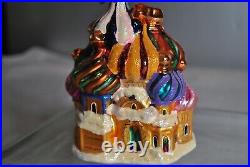 Christopher Radko BASIL DAZZLE RUSSIAN CATHEDRAL Christmas Glass Ornament RARE