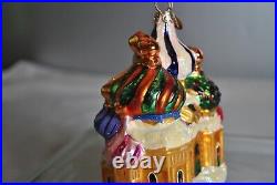 Christopher Radko BASIL DAZZLE RUSSIAN CATHEDRAL Christmas Glass Ornament RARE