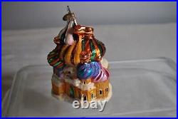 Christopher Radko BASIL DAZZLE RUSSIAN CATHEDRAL Christmas Glass Ornament RARE