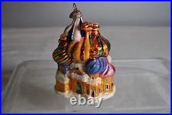 Christopher Radko BASIL DAZZLE RUSSIAN CATHEDRAL Christmas Glass Ornament RARE