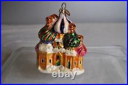 Christopher Radko BASIL DAZZLE RUSSIAN CATHEDRAL Christmas Glass Ornament RARE