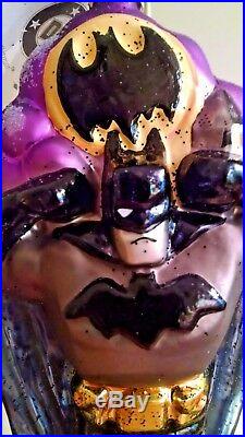 Christopher Radko BATMAN Super Hero Gotham Ornament Radko Box LTD ED 571/7500