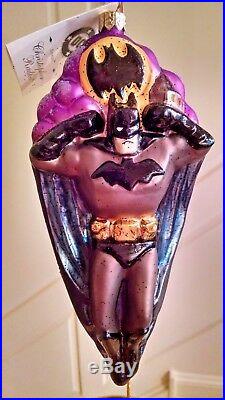 Christopher Radko BATMAN Super Hero Gotham Ornament Radko Box LTD ED 571/7500