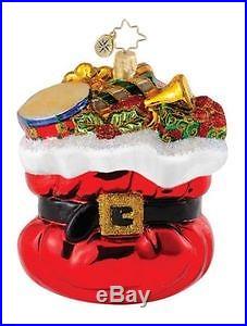 Christopher Radko BOUNTEOUS BAG Christmas Tree Ornament NWt sack gifts presents