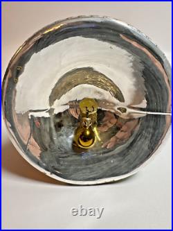 Christopher Radko Bells Of Cedar Hill On His Way Glass Ornament