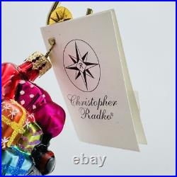 Christopher Radko Big And Bountiful Santa Claus Glass Christmas Ornament 7 NEW Christopher Radko Big And Bountiful Santa Claus Glass Christmas Ornament 7 NEW