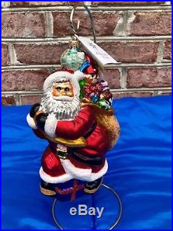 Christopher Radko Big Nick Vintage 1997 Santa Ornament HUGE