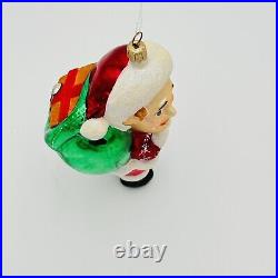 Christopher Radko Bing Crosby Bob Wallace White Christmas Glass Ornament 7