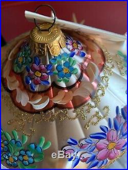 Christopher Radko Blown Glass Ornament Carousel Of Dreams Rare 1968/2500T1990s