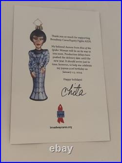 Christopher Radko Broadway Legends Chita Rivera Aurora Kiss of The Spiderwoman