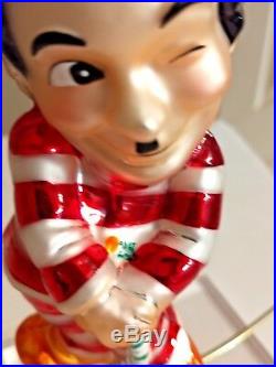 Christopher Radko CANDY CANE CHAPLIN Ornament Tag 1999 Little Tramp BOXED