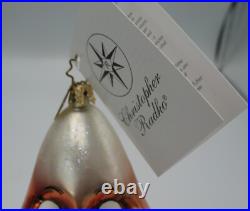 Christopher Radko CANDY CORN CUTIE Two Faced Christmas Ornament Rare HTF 2003
