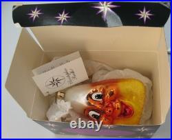 Christopher Radko CANDY CORN CUTIE Two Faced Halloween Ornament Rare HTF 2003