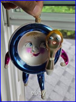 Christopher Radko CHRISTMAS Ornament On the Run The Dish Ran Away with the Spoon