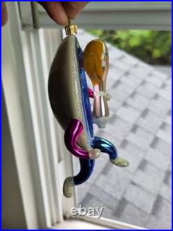 Christopher Radko CHRISTMAS Ornament On the Run The Dish Ran Away with the Spoon