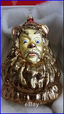 Christopher Radko COWARDLY LION Ornament NEW IN BOX WIZARD OF OZ RARE MGM US