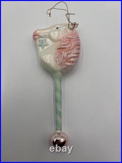 Christopher Radko Carousel Horse Ornament Early German Glass