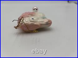 Christopher Radko Carousel Horse Ornament Early German Glass