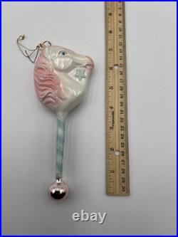 Christopher Radko Carousel Horse Ornament Early German Glass