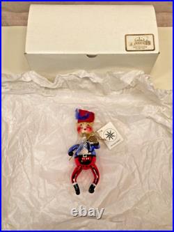 Christopher Radko Catavarius glass X-mas ornament (Made in Italy) New withTag