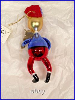 Christopher Radko Catavarius glass X-mas ornament (Made in Italy) New withTag