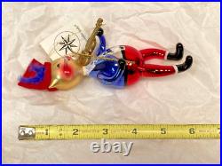 Christopher Radko Catavarius glass X-mas ornament (Made in Italy) New withTag