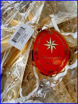 Christopher Radko Champagne Stellar Tree Topper 1017544 NIB NOS Gold Star