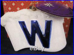 Christopher Radko Chicago Cubs Fly The W 2016 Ornament LIMITED EDITION 1005/1600