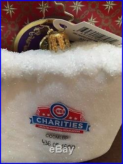Christopher Radko Chicago Cubs Fly The W 2016 Ornament LIMITED EDITION #436/1600