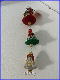 Christopher Radko Christmas Bell Trio 1021280 Ornament