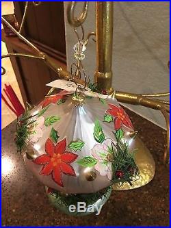 Christopher Radko Christmas Canopy Carousel Ornament