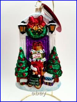 Christopher Radko Christmas Deliveries #1021008 Decorated Door With Toys