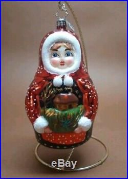 Christopher Radko Christmas Ornament 2005 KATRINA Matryoshka Nesting Doll RARE