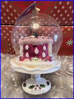 Christopher Radko Christmas Ornament A Delicious Display NEW