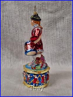 Christopher Radko Christmas Ornament A Drummers Dozen In Box Excellent