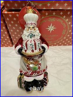 Christopher Radko Christmas Ornament Baked with Love Santa NEW