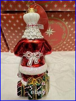 Christopher Radko Christmas Ornament Baked with Love Santa NEW