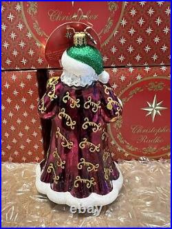 Christopher Radko Christmas Ornament By Candle Light Santa NEW